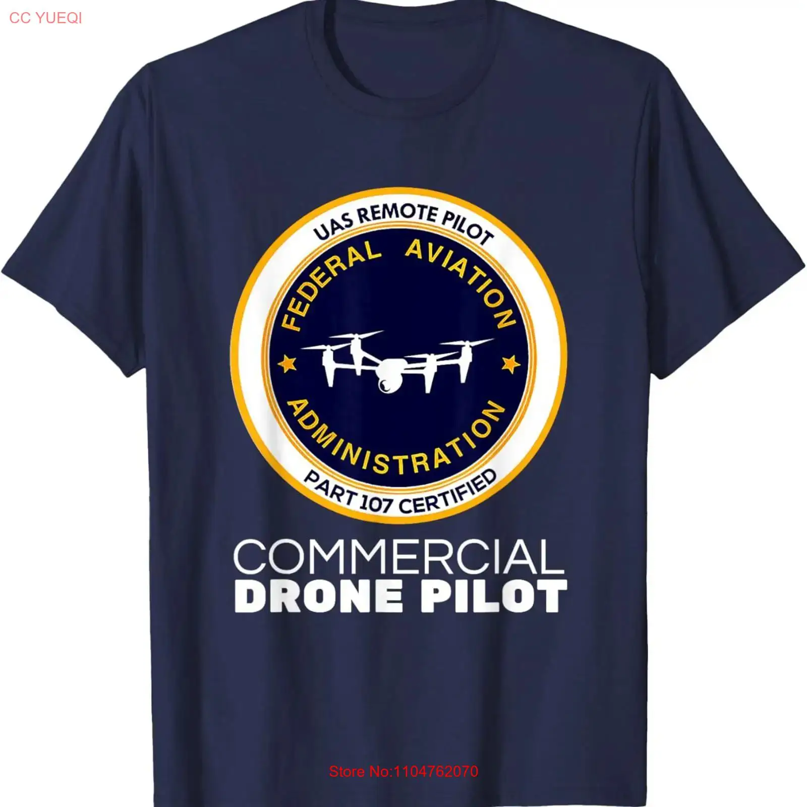 Commercial Printing & Packaging Pvt Ltd - FAA Commercial Drone Pilot T-shirt vintage