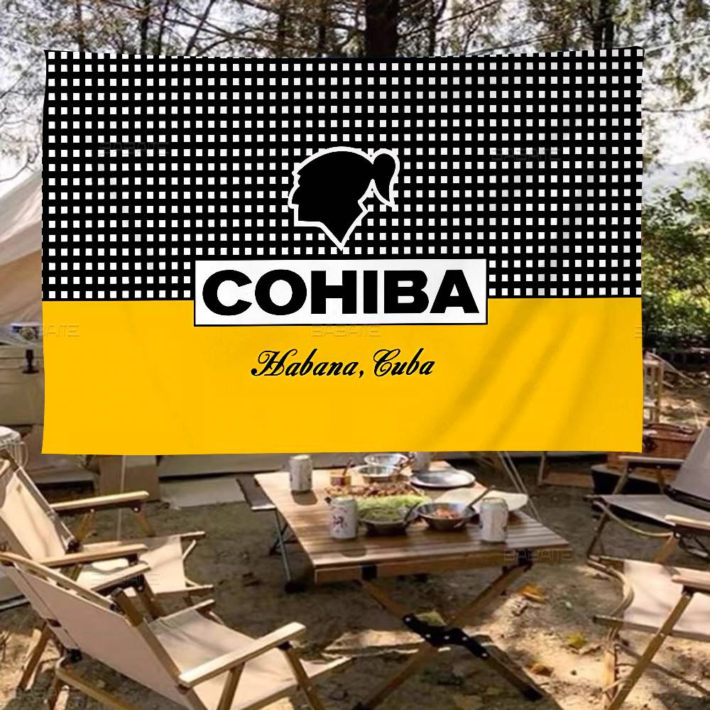 Commercial Printing Companies - C-Cohibas Sigaretten Geavanceerde printreclame Vlaggenbedrijf Feestbanner