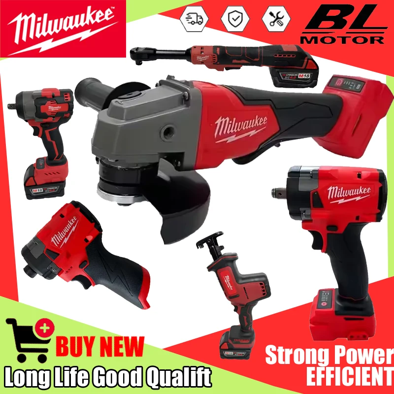 Milwaukee Drill M18 Fuel - Milwaukee 18V Accu-gereedschap: Slagmoersleutel, Boormachine, Slijpmachine,