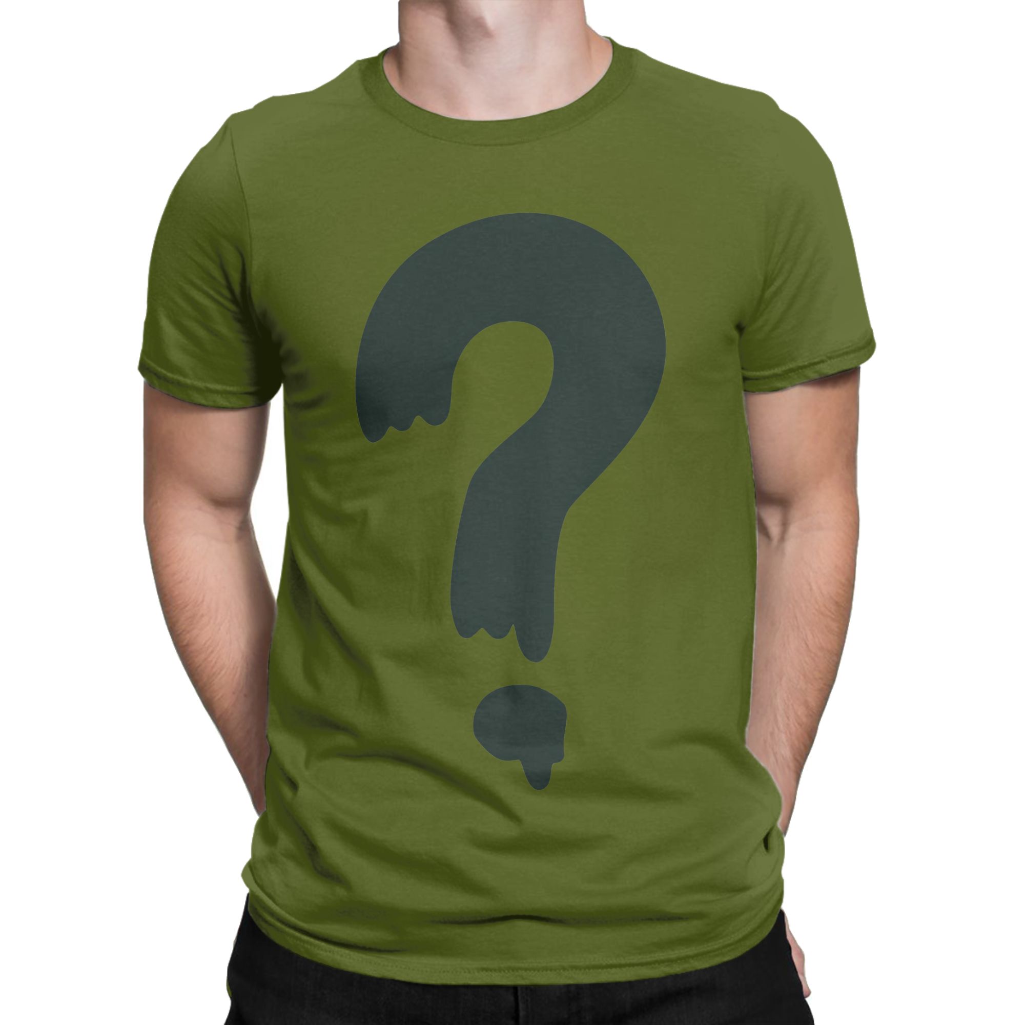 Direct To Garment Ink - Fun Gravitys-Falls Soos Groene Vraagteken T-shirts