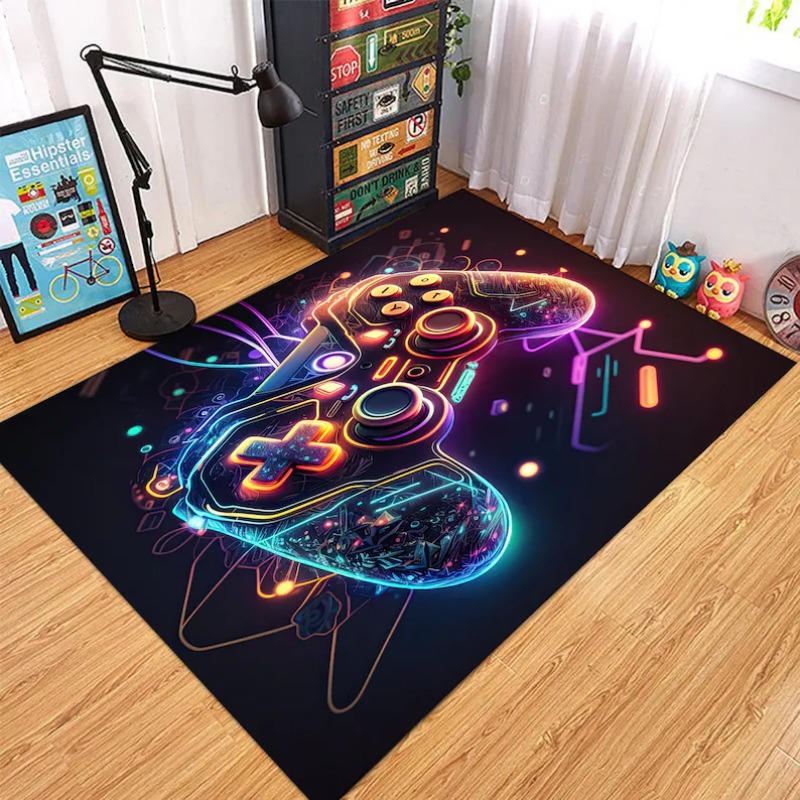 Commercial Printing & Packaging Pvt Ltd - Neon Glow Gamecontroller Kleed Kleurrijk Gaming