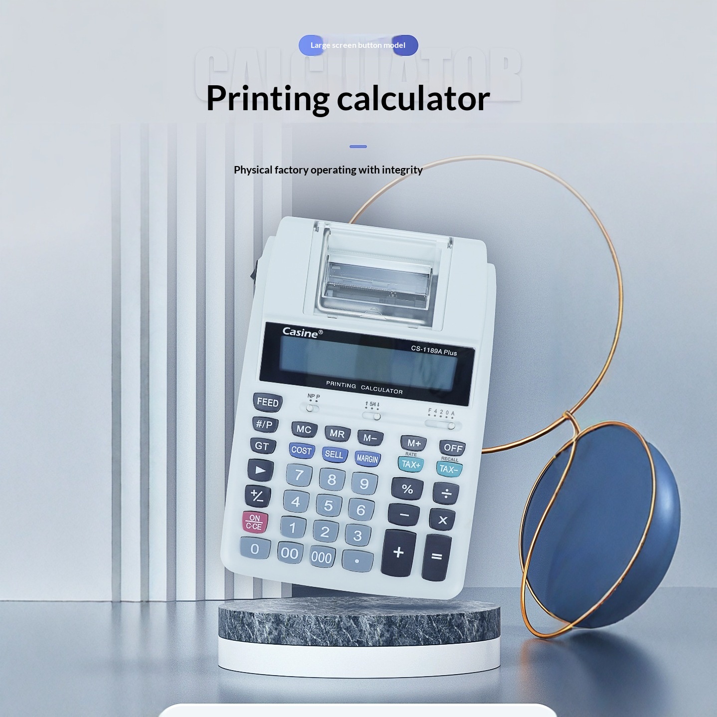 Afdrukbare rekenmachine 12-cij - Commercial Printing Calculator recensie en prijs