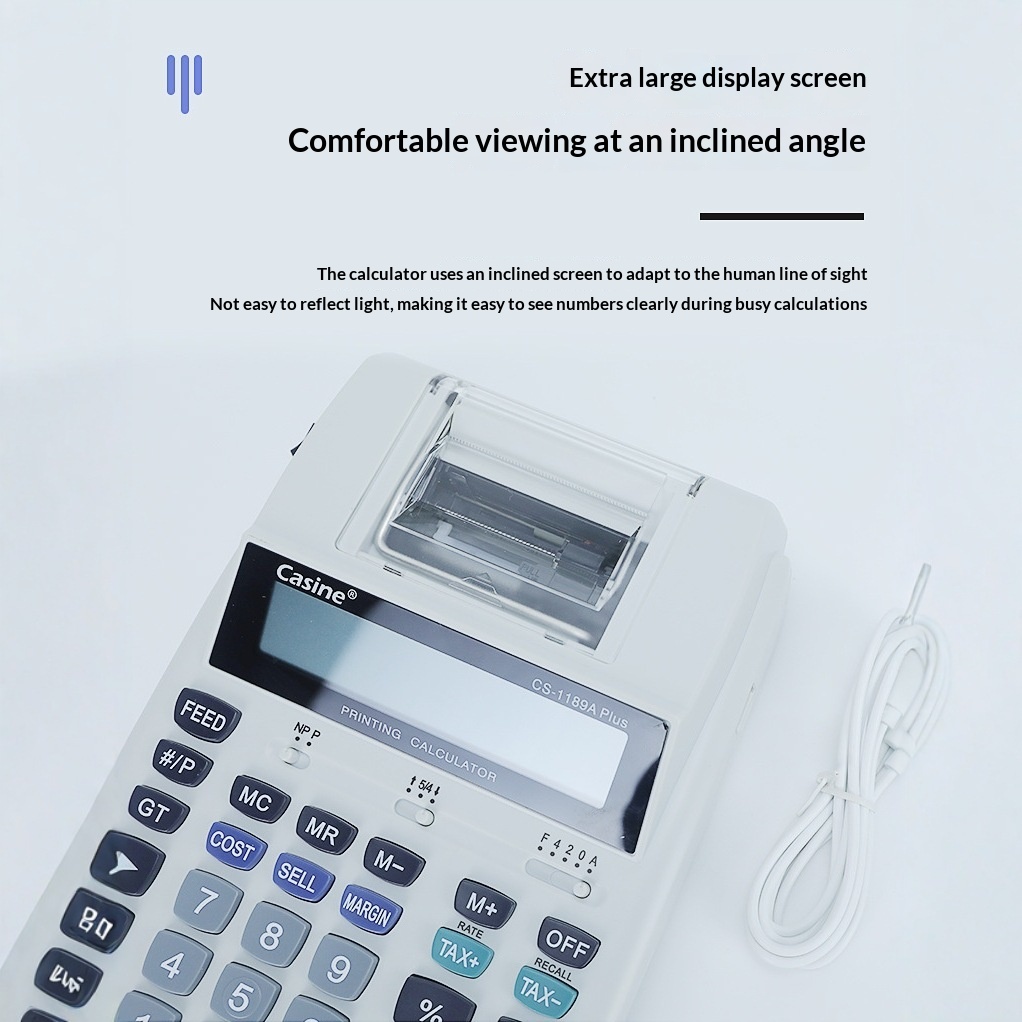Afdrukbare rekenmachine 12-cij - Commercial Printing Calculator recensie en prijs