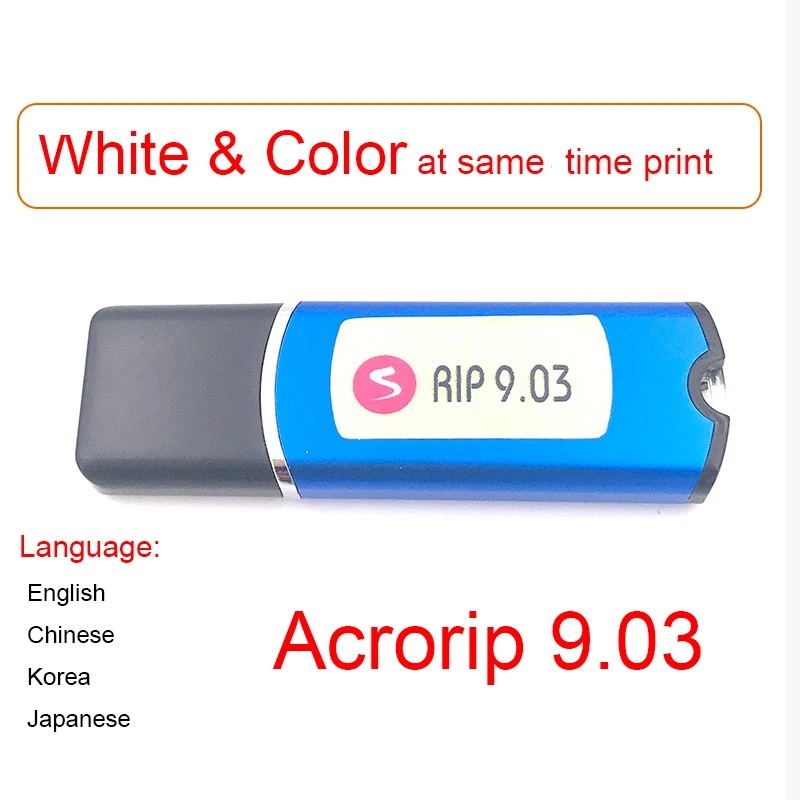 Acrorip witte kleur ver 9.0 ri - Color Rip Software Dongle recensie en prijs