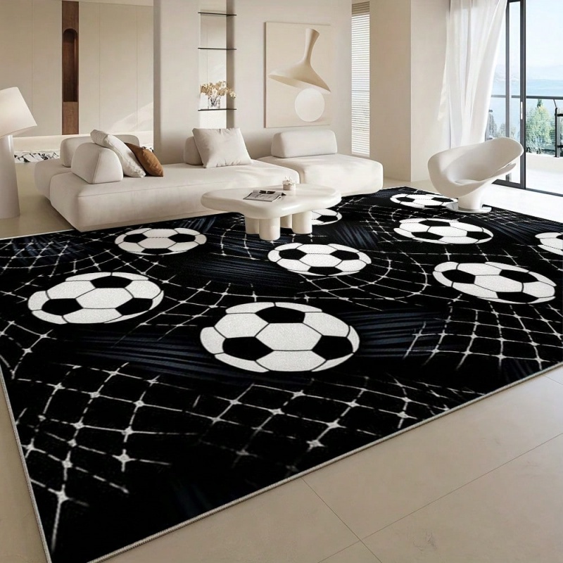 Grote vloerkleed met voetbalpr - Commercial Printing & Packaging Pvt Ltd recensie en prijs