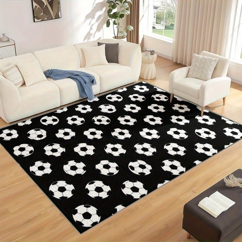 Grote vloerkleed met voetbalpr - Commercial Printing & Packaging Pvt Ltd recensie en prijs