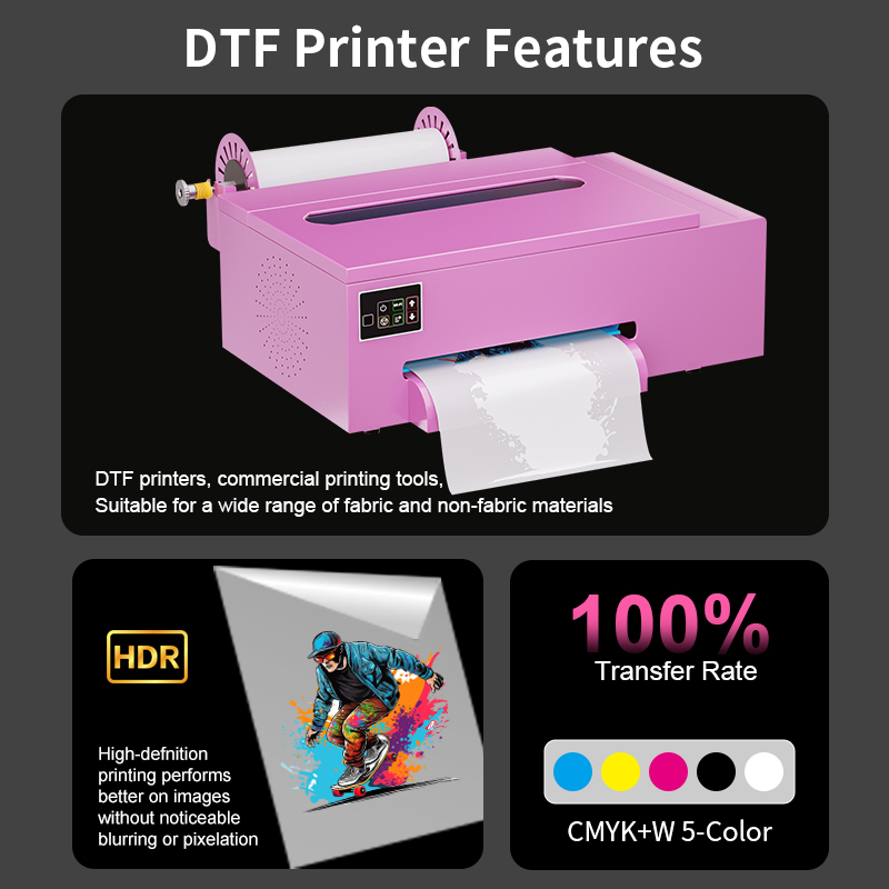 FCOLOR A4 Small Pet Film t-shi - Dtf Printer Machine recensie en prijs