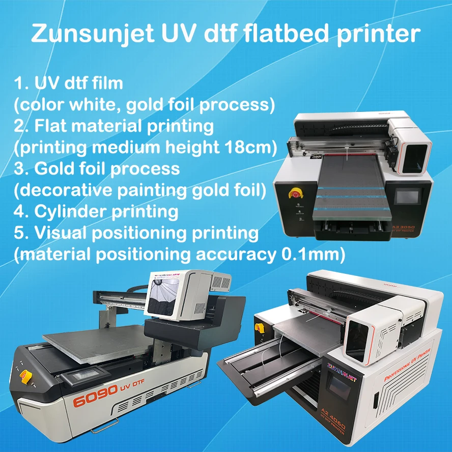 Kleine A2 Flatbed UV DTF Inkje - Dtf Printer Machine recensie en prijs
